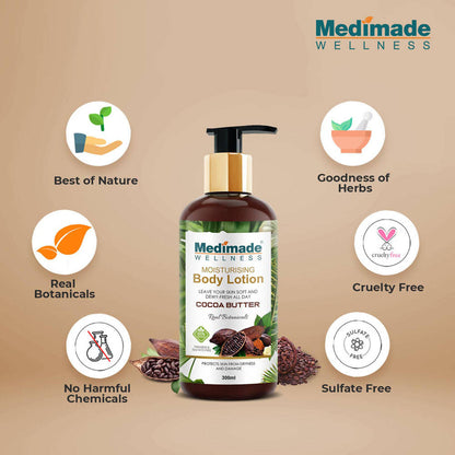 Medimade Wellness Cocoa Butter Moisturising Body Lotion - Distacart
