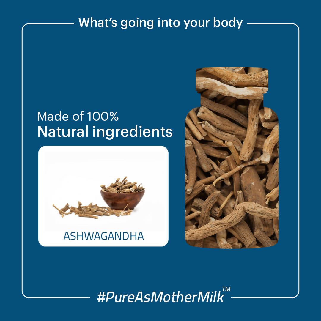 Laurik Ashwagandha Tablets With 5% Withanolides Ashwagandha For Natural Vitality For Men & Women - Distacart