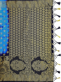 Thumbnail for Mimosa Women's Banarasi Art Silk Multicolor Saree - Distacart