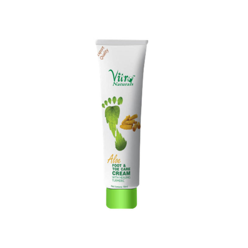 Vitro Naturals Aloe Foot &amp; Toe Care Cream With Turmeric