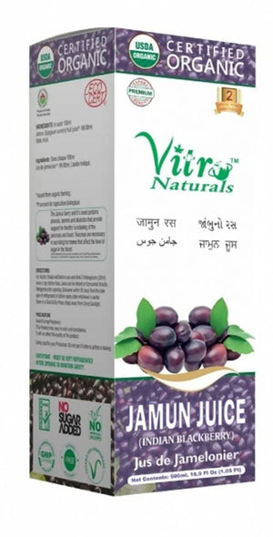Vitro Naturals Certified Organic Jamun Juice - Distacart
