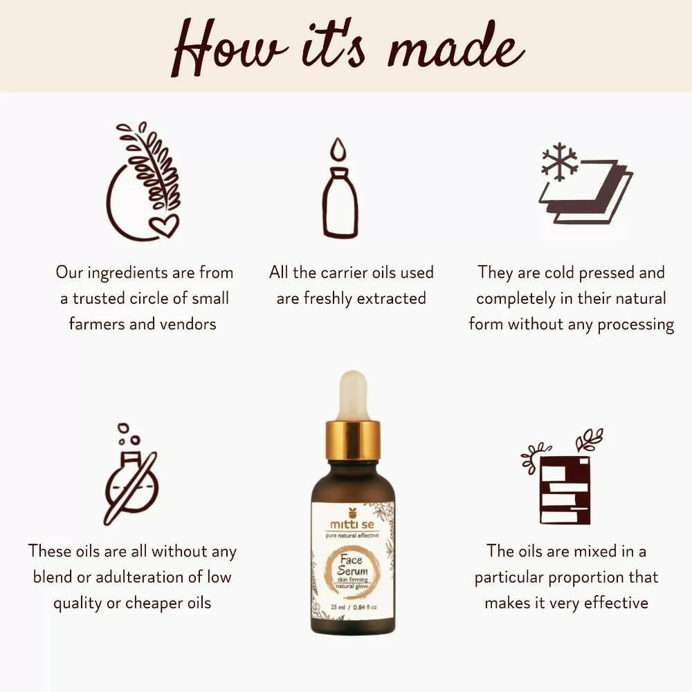 Mitti Se Skin Firming Natural Glow Face Serum - Distacart