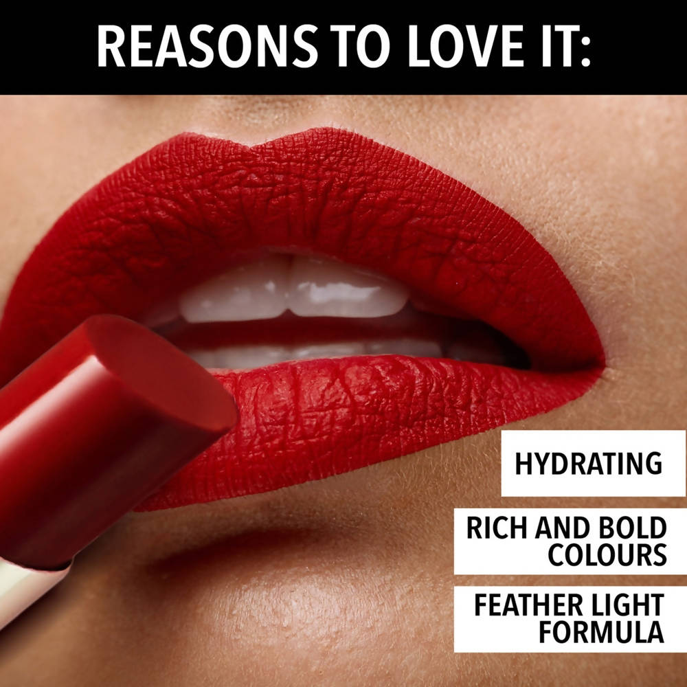 Powder Matte Lipstick Scarlet Kiss 3.5 gm