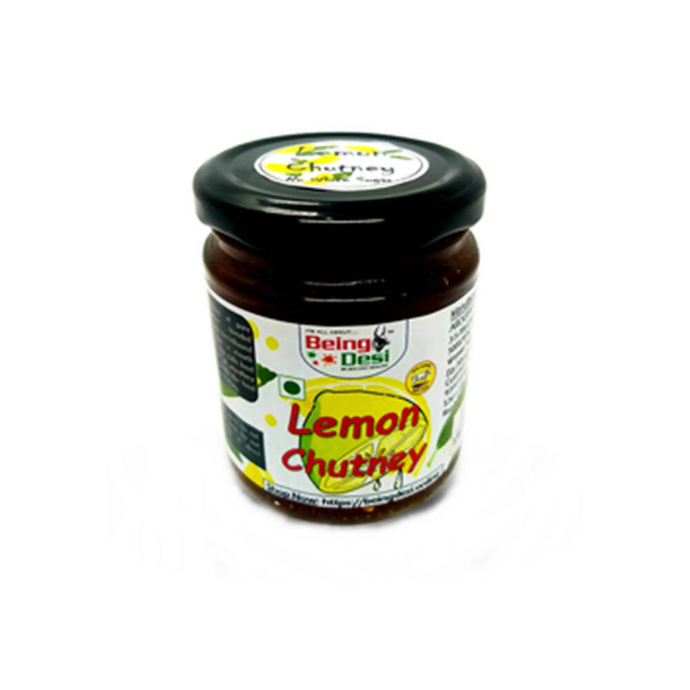 Being Desi Lemon Chutney (Zero White Refined Sugar) - Distacart