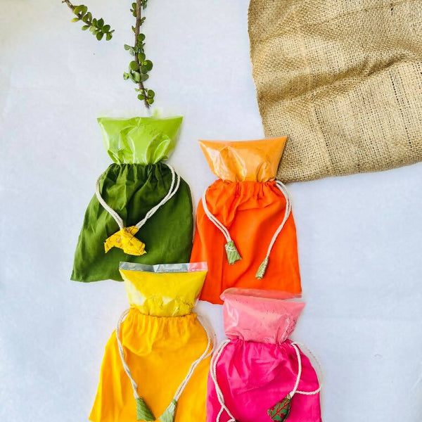 Shuddh Natural Ubtan Based Gulal for Holi - Natural | Multicolour - Distacart