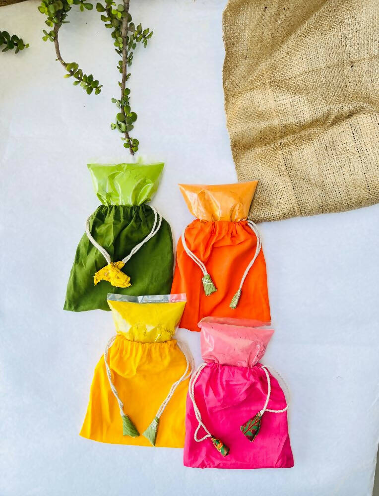 Shuddh Natural Ubtan Based Gulal for Holi - Natural | Multicolour - Distacart