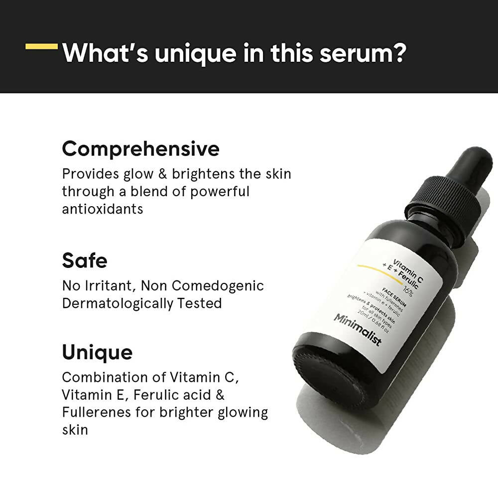 Minimalist 16% Vitamin C Face Serum (Advanced) - Distacart