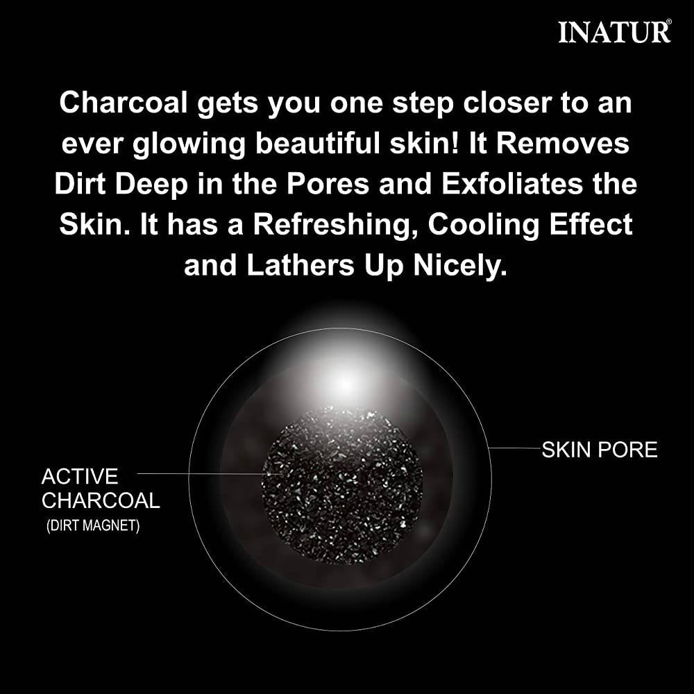 Inatur Charcoal Face Scrub