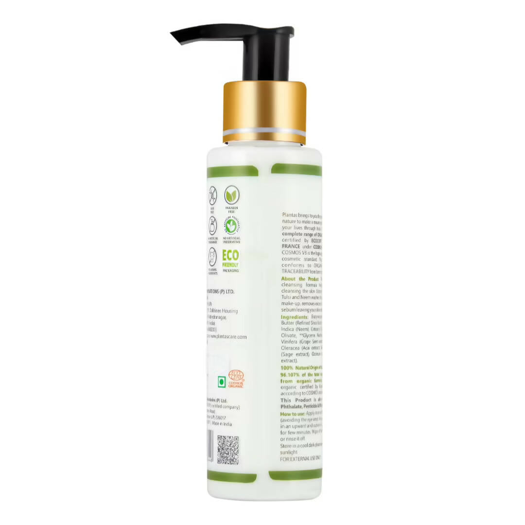 Plantas Purifying & Acne Control Organic Cleansing Milk - Distacart