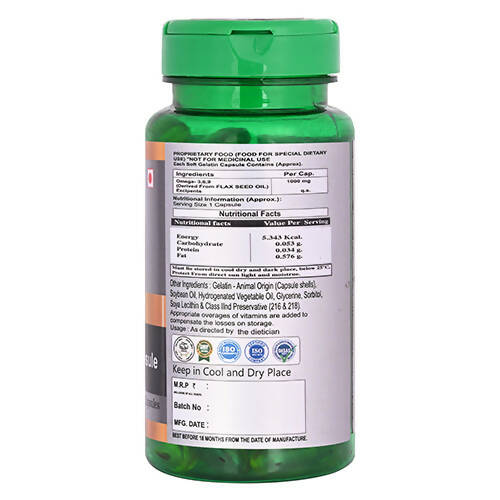 Cipzer Flaxseed Softgel Capsules - Distacart