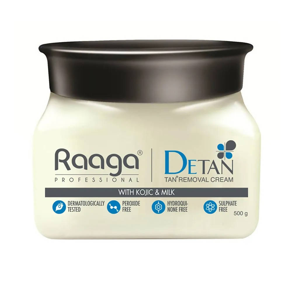 Raaga Professional De Tan Removal Cream With Kojic & Milk - Distacart