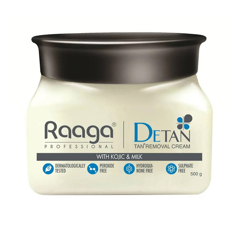 Raaga Professional De Tan Removal Cream With Kojic &amp; Milk - Distacart