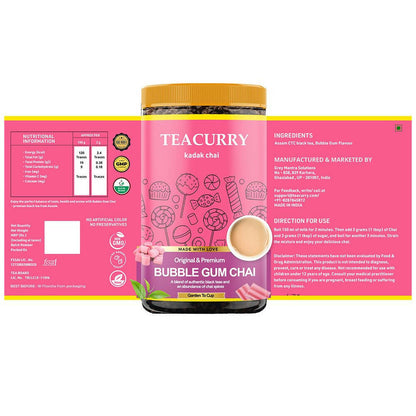 Teacurry Bubble Gum Chai Powder - Distacart