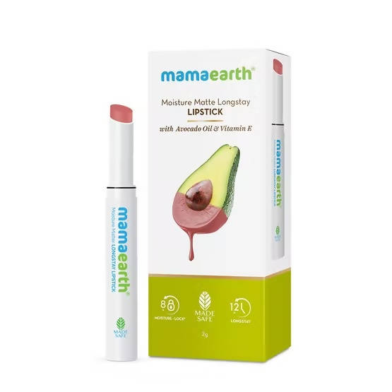 Mamaearth Moisture Matte Long Stay Lipstick-Carnation Nude