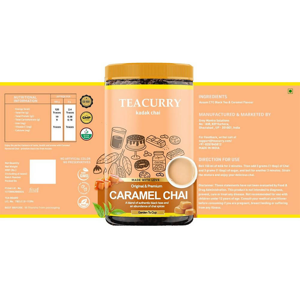Teacurry Caramel Tea Powder - Distacart