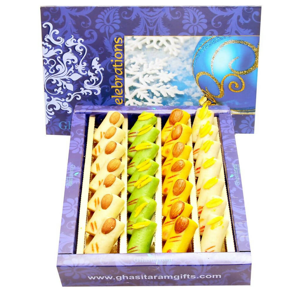 Ghasitaram Sugarfree Assorted Rolls Sweet Box - Distacart