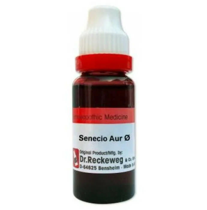 Dr. Reckeweg Senecio Aur Mother Tincture Q - Distacart