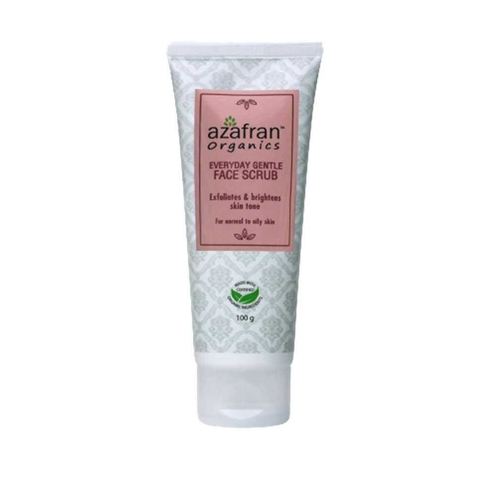 Azafran Organics Everyday Gentle Face Scrub - Distacart