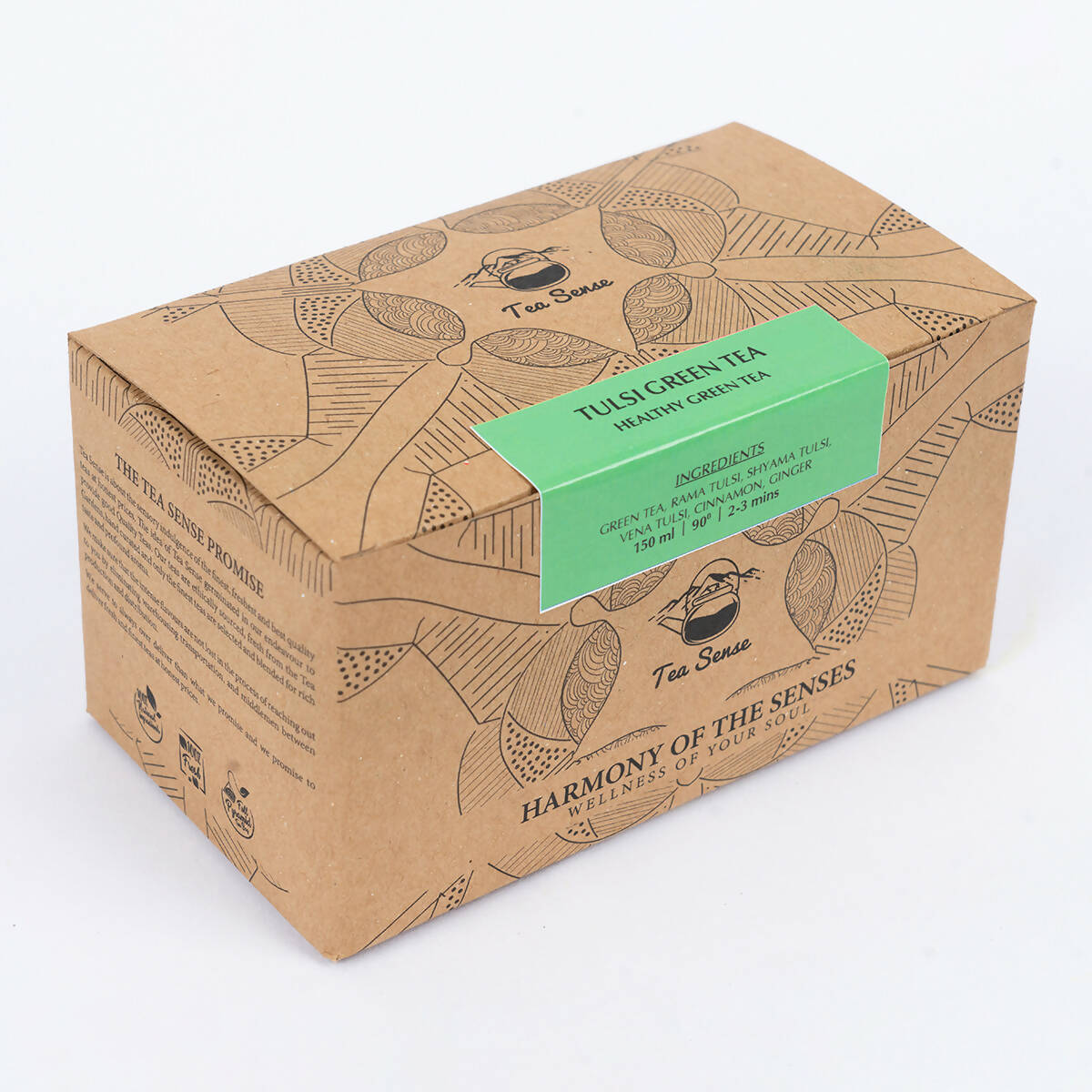 Tea Sense Tulsi Green Tea Bags Box - Distacart