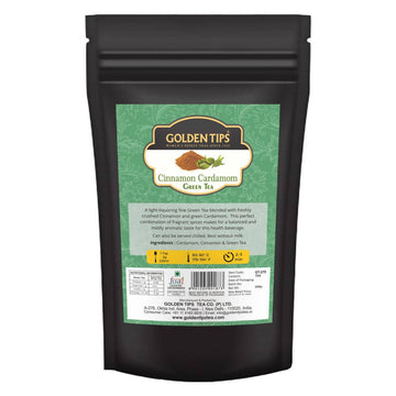 Golden Tips Cinnamon Cardamom Green Tea - Distacart