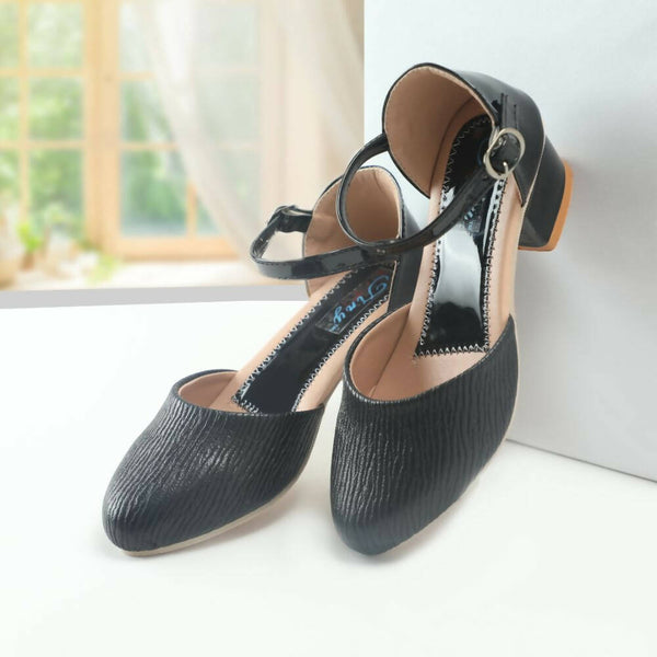 Tiny Bugs Girls Party Wear Ballerinas Heels - Black - Distacart