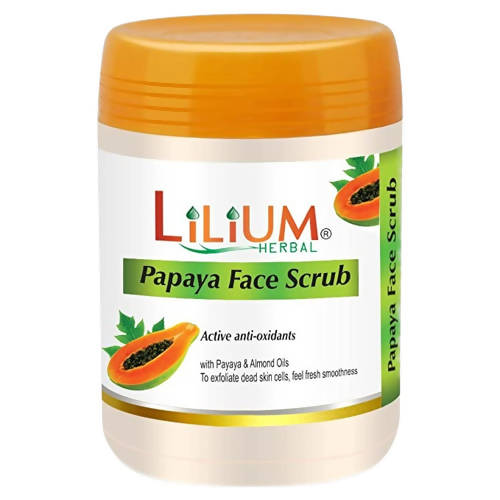 Lilium Herbal Papaya Face Scrub - Distacart