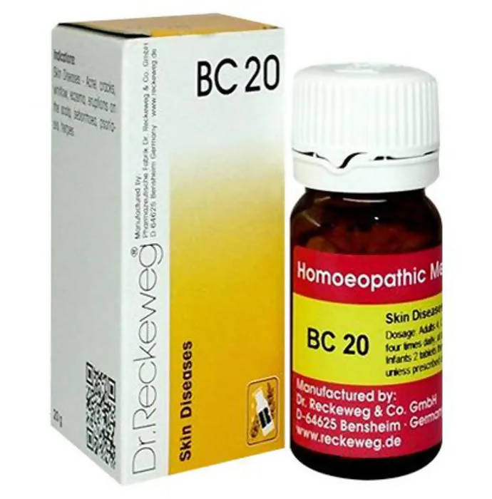 Dr. Reckeweg Bio Combination 20 (BC 20) Tablets - Distacart