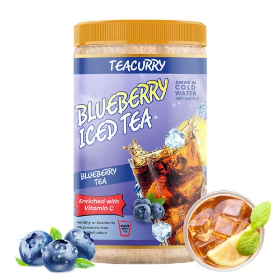 Teacurry Blueberry Instant Iced Tea Powder - Distacart