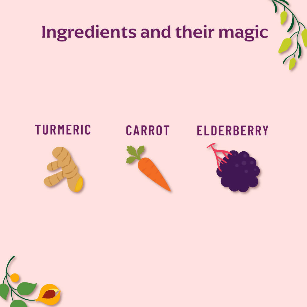 Panchamrit Skin Glow Gummies-Strawberry Flavor - Distacart