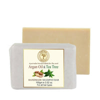Thumbnail for Tatvik Ayurveda Argan Oil & Tea Tree Shampoo Bar - Distacart