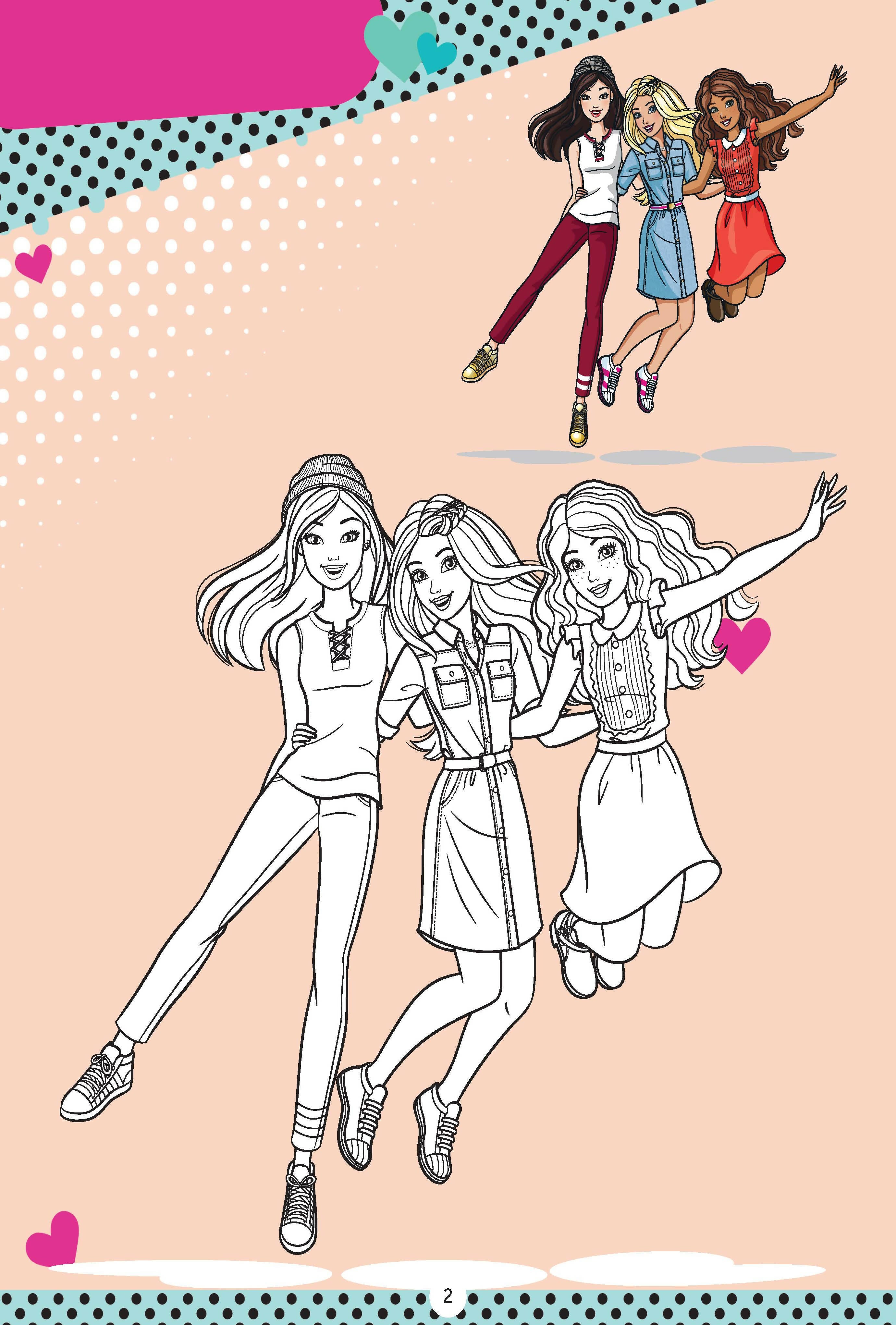 Dreamland Publications Barbie Copy Colouring Book : Children Drawing, Painting & Colouring Book - Distacart