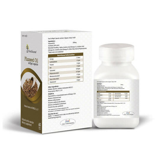 Four Seasons Flaxseed Oil Capsules - Distacart