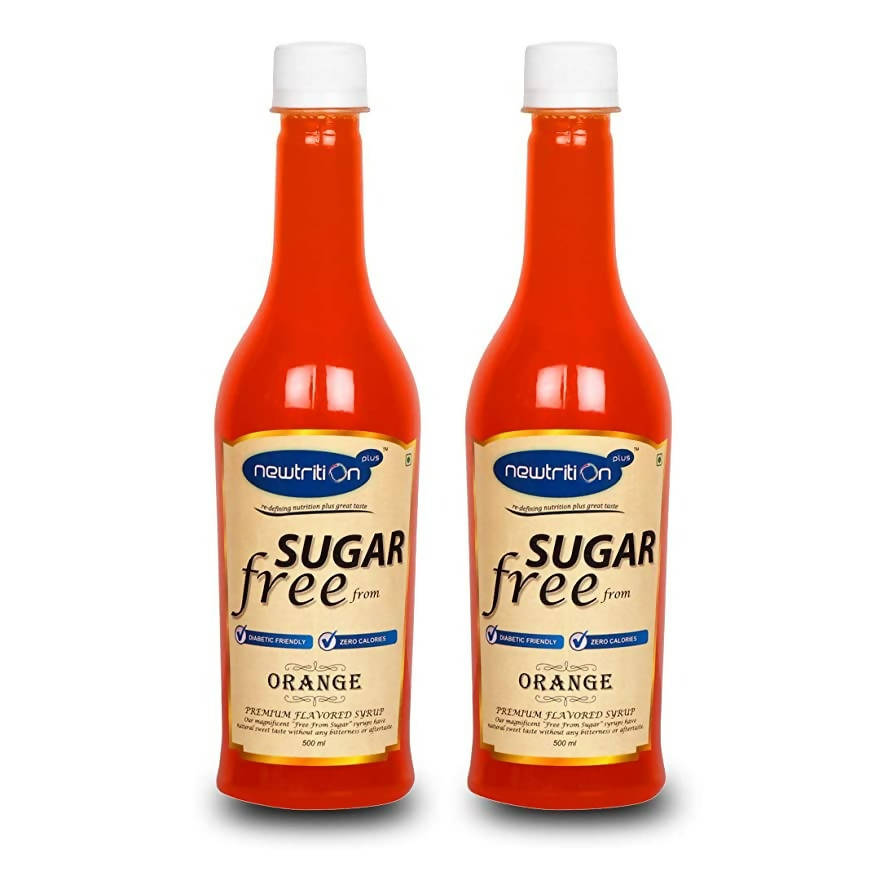 Newtrition Plus Sugar Free Orange Syrup