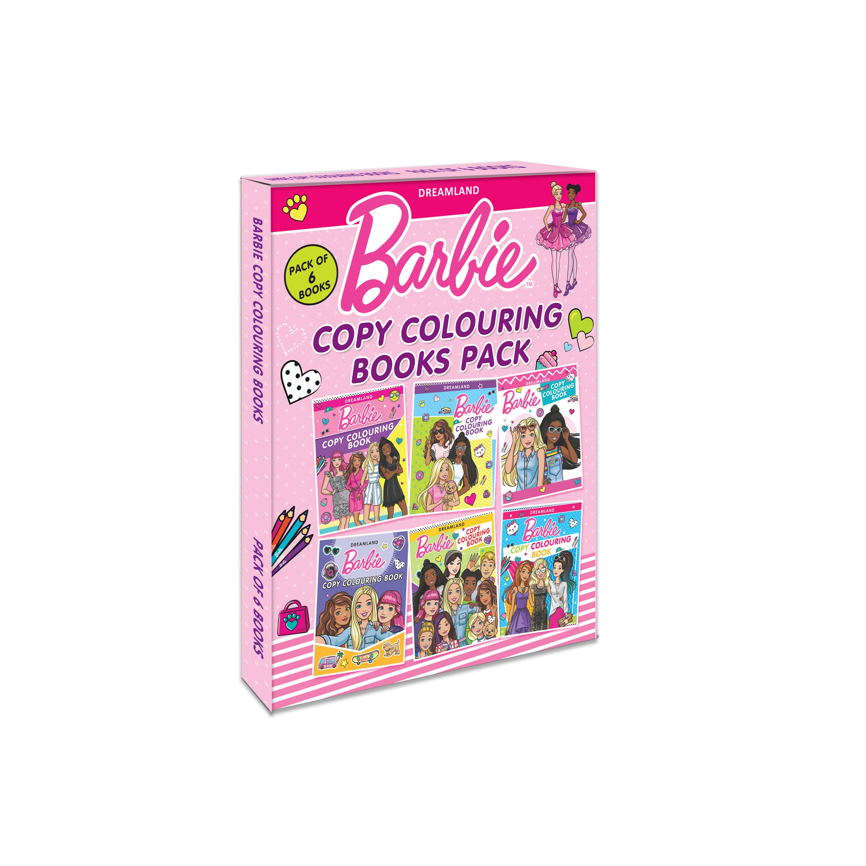Dreamland Barbie Copy Colouring Books Pack (A Pack of 6 Books) - Distacart