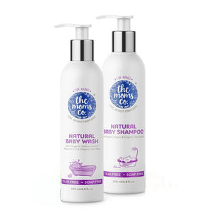 The Moms Co Natural Tear-Free Cleaning Bundle For Baby