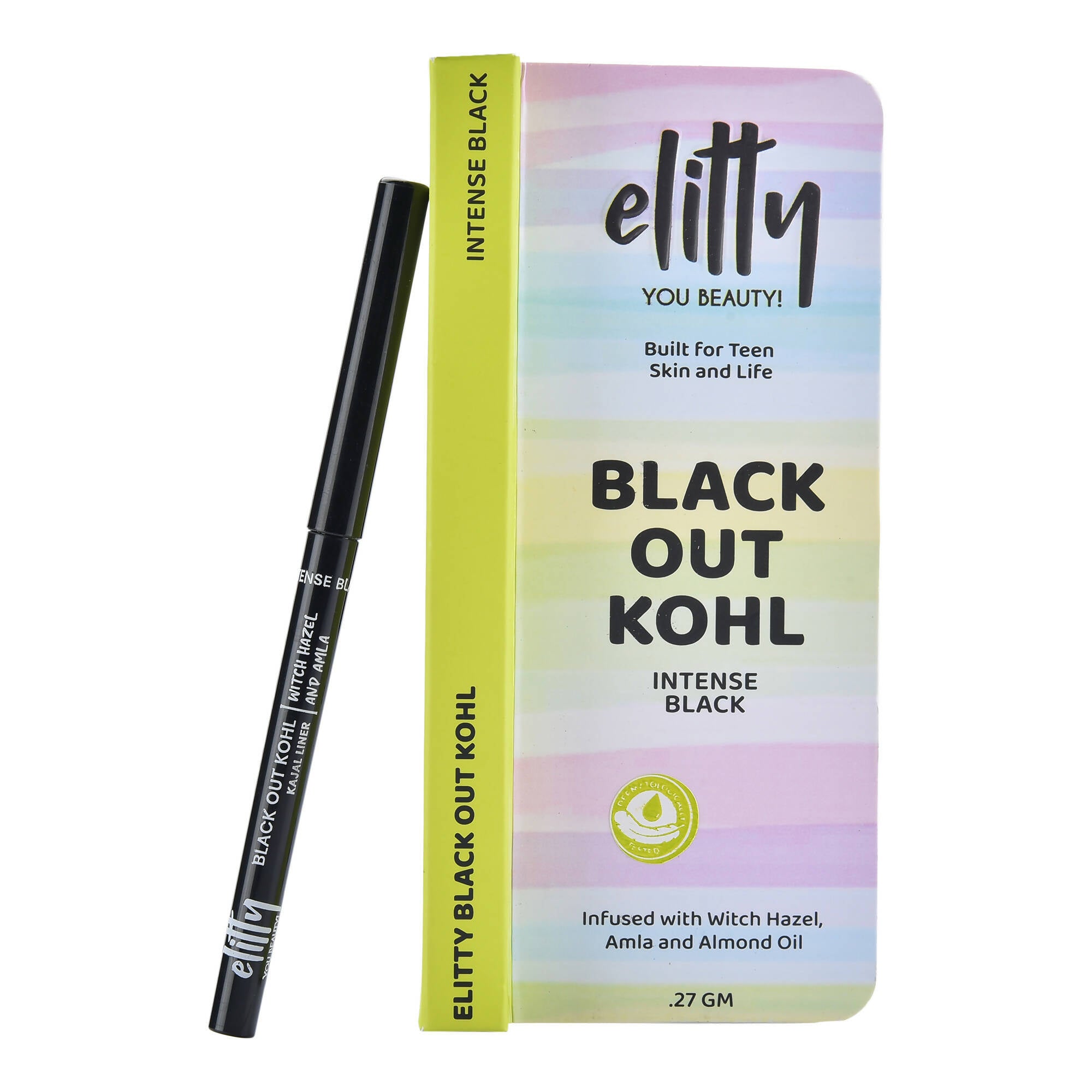 Elitty Black Intense Out Kohl Kajal - Distacart