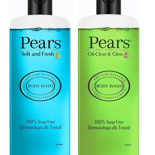 Pears Soft & Fresh and Oil Clear Body Wash Combo - Distacart