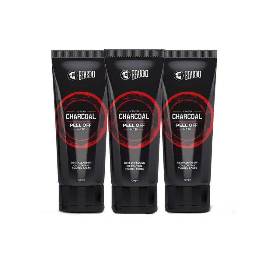 Beardo Activated Charcoal Peel Off Mask - Distacart
