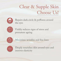 Thumbnail for Glamveda Glass Skin Rice & Ceramide Under Eye Cream - Distacart