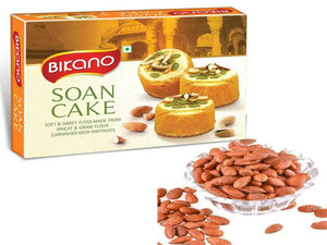 Bikano Soan Cake and Masala Almonds
