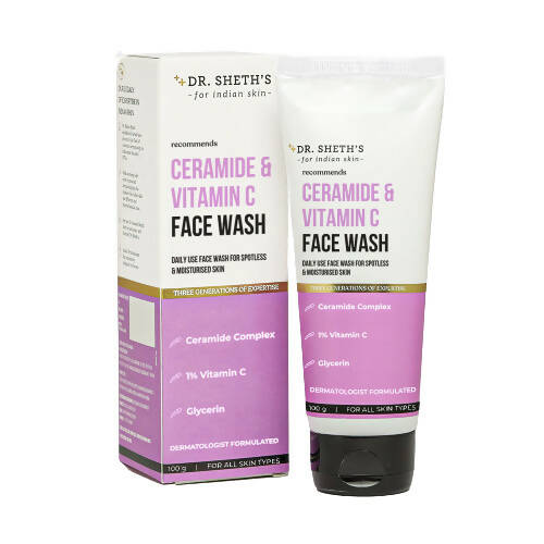 Dr. Sheth's Ceramide & Vitamin C Face Wash - Distacart