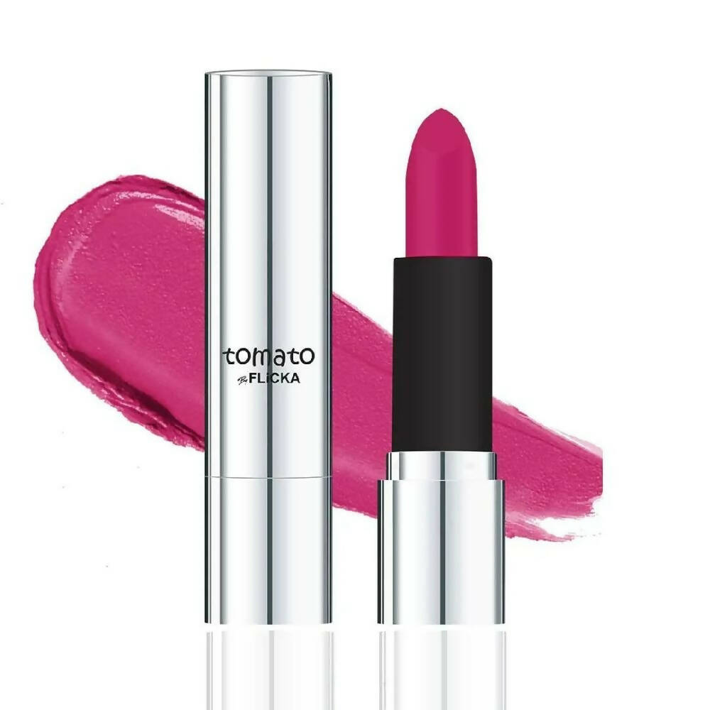Flicka Tomato Purple Matte Finish Lipstick Shade 20 - Distacart