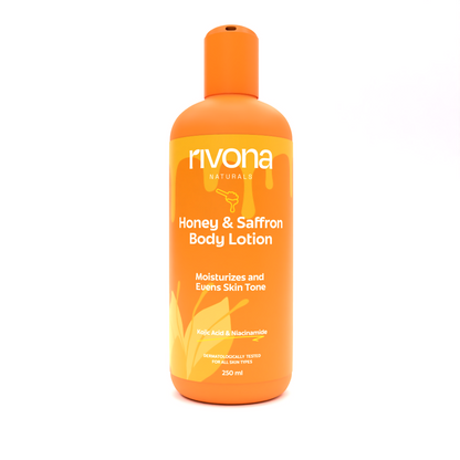 Rivona Naturals Honey & Saffron Lotion - Distacart