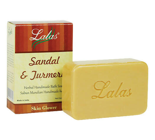 Lalas Sandal & Turmeric Handmade Herbal Bath Soap - Distacart