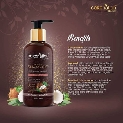 Coronation Herbal Coconut Milk Shampoo - Distacart
