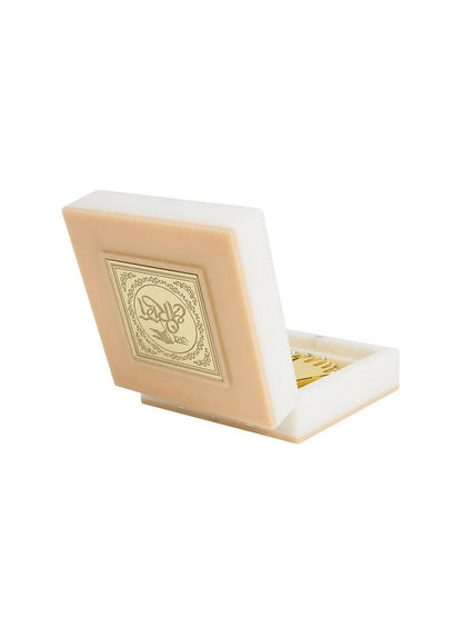 Golden Peacock White 24 CT Gold Polished Ram Darbar Prayer Box - Distacart