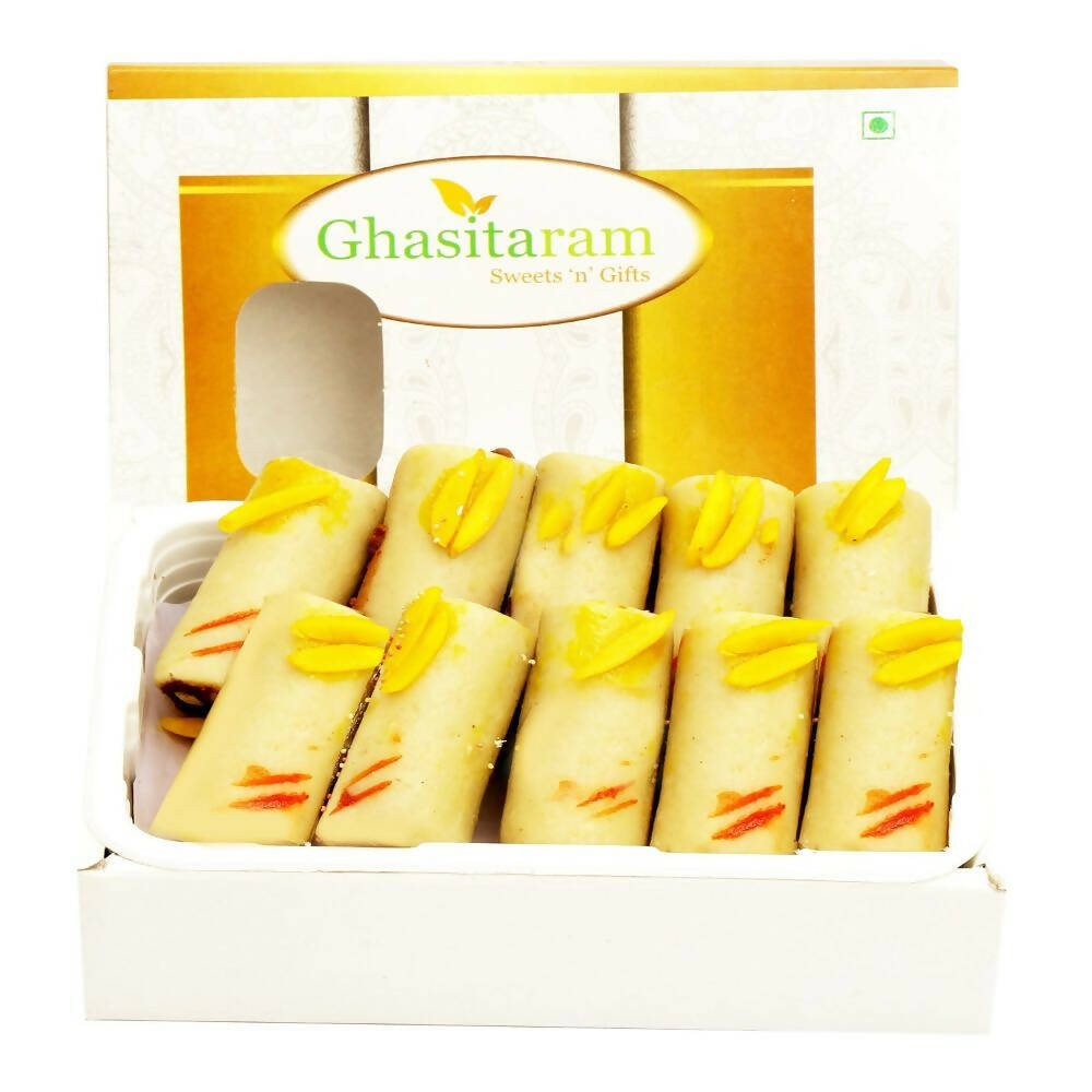 Ghasitaram Pure Kaju Rolls - Distacart
