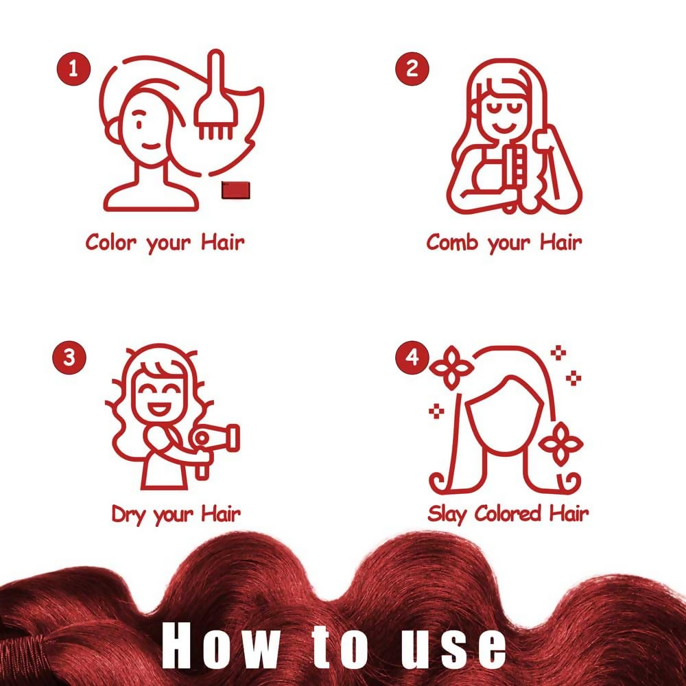 The Wellness Shop Red Temporary Hair Color - Distacart