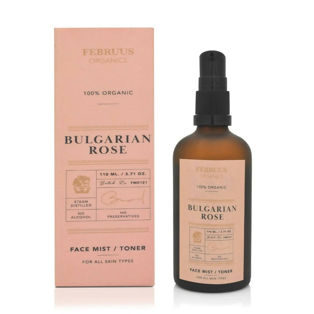 Februus Organics Bulgarian Rose Face Mist - Distacart