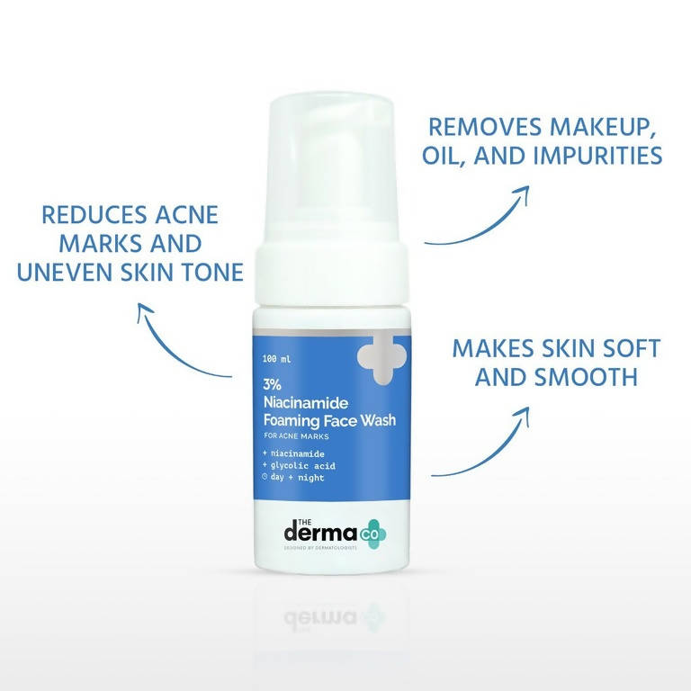 The Derma Co 3% Niacinamide Foaming Face Wash For Acne Marks